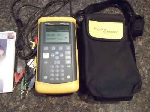 FLUKE NETWORKS 990DSL COPPERPRO LOOP TESTER WIDEBAND TDR RFL 3.21.36