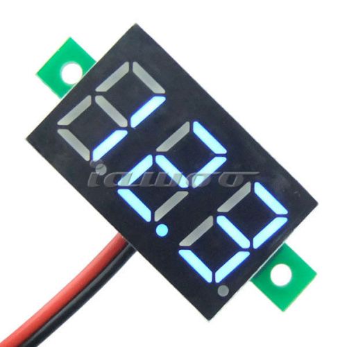 0.36&#034; blue digital voltmeter led panel meter dc 3.0~30v 12v car voltage monitor for sale