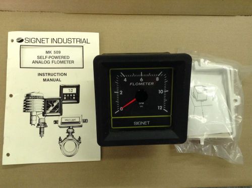 *NEW* SIGNET FLOWMETER MK509 SELF POWERED FLOMETER $ 45.00