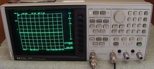 Hp - agilent 8702a 3 ghz lightwave component analyzer! calibrated ! for sale
