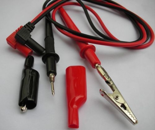 3pair,Test Lead Screw on Alligator Clip for Multimeter