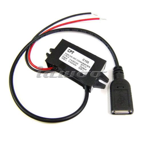 Water Proof USB Interface 12V DC Converter Car Auto Power Supply DC 8-22V to 5V