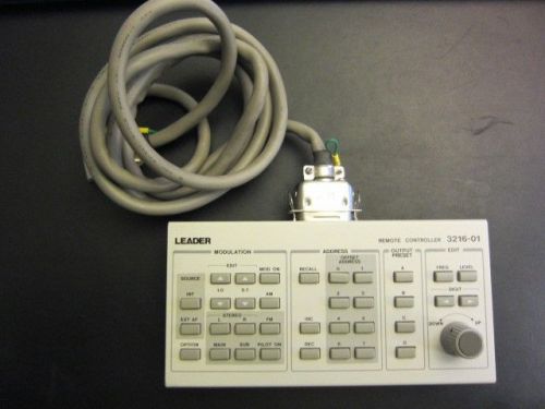 Leader Remote Control Controller 3216-01 for Leader 3216 Signal Generator