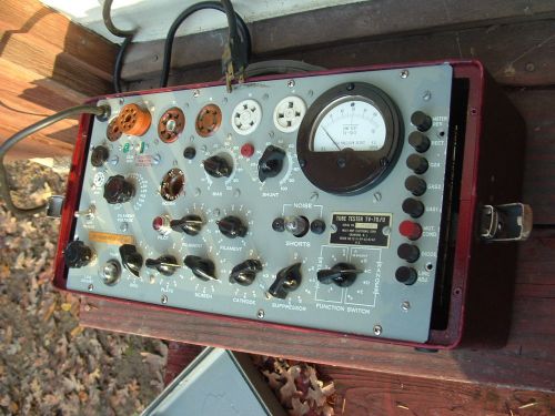 Vintage Military TV-7 D/U MULTI-AMP Tube Tester, working, needs further repair.