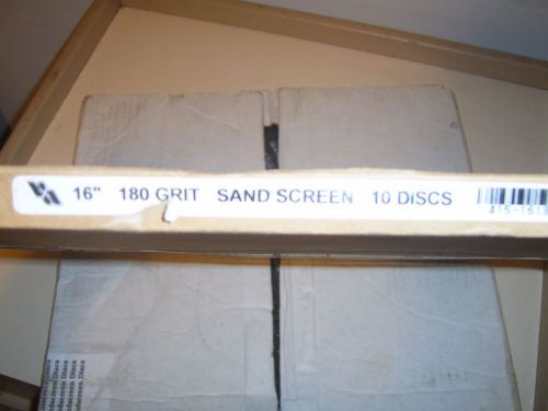 VIRGINIA ABRASIVES SAND SCREENS-180 GRADE AND 60 GRADE