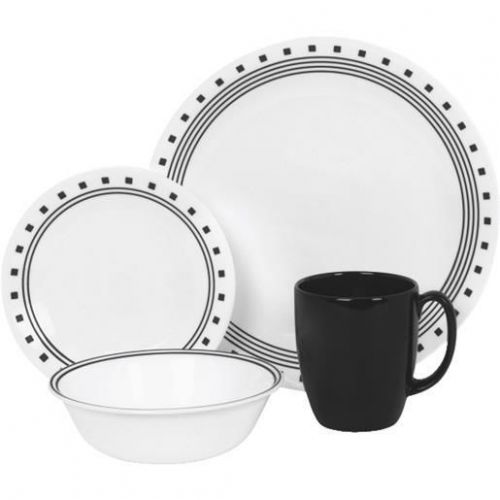 16PC CITY BLK DINNERWARE 1074208