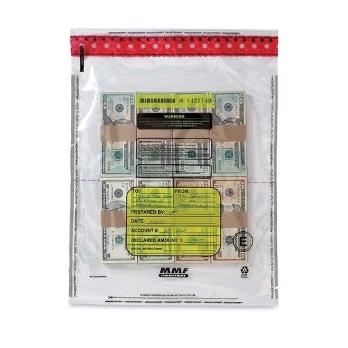 MMF Industries 2362005N20 Bundle Bag 4 Capacity Self -Seal Adhesive 15inx20in 25