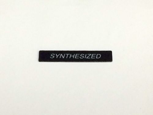 Motorola &#034;synthesized&#034; front label escutcheon for ht50 model 3305717r02 for sale