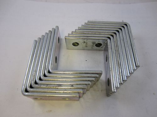 LOT OF 15 UNISTRUT P1325EG 4 HOLE  90° CORNER ANGLE B104ZN  PS-607-EG