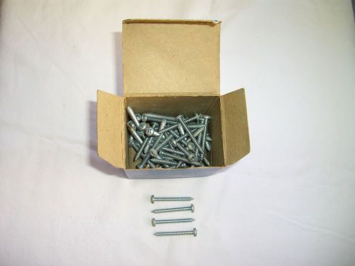 Vintage Rockford, Qty 62, Zinc Chromate, 8 x 1 1/2&#034;, Phillips Pan Head Screws