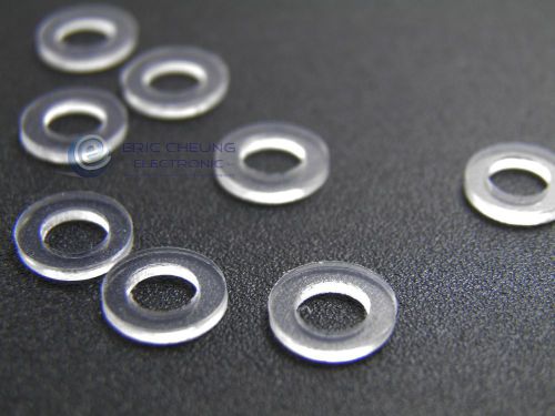 100pcs M3 x 7 x 1mm Nylon Plastic Flat Washers m3x7x1 New