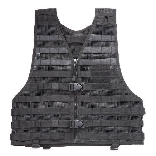 5.11 TACTICAL LBE VEST MOLLE SYSTEM SWAT EQUIPMENT VEST SIZE REGULAR BLACK 58631