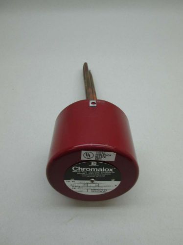 New chromalox artm-1000 immersion heater element 240v 7in length 1000w d381184 for sale