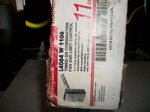 Honeywell L4064 W 1106 Fan Limit control