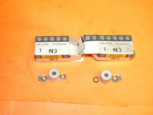 New Lot of 2 Allen Bradley Overload Heater Elements N3