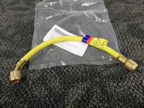 YELLOW JACKET PLUS II CHARGING LINE HOSE 1/4&#034; AC REFRIGERANT 12&#034; 134A 21012 NEW