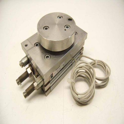 Smc msqb20r pneumatic cylinder rotary actuator table w/2 d-f9p sensors for sale