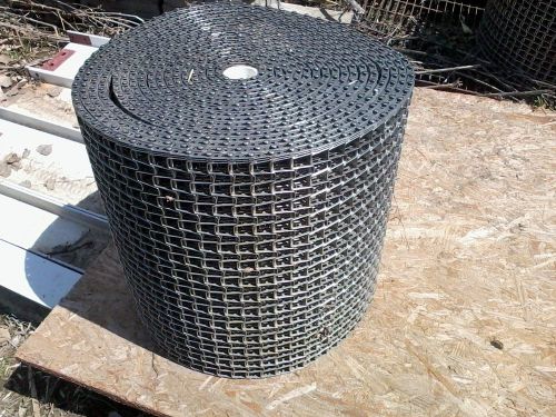 FLAT FLEX STAINLESS WIRE MESH BELT SS CONVEYOR 1/2&#034; x 20&#034; x 55&#039; (HONEYCOMB BELT)