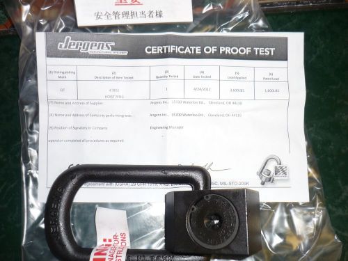 Jergensside-mount hoist ring depth-ring, 1/2&#034;-13 thread, 1800 lb. work load for sale