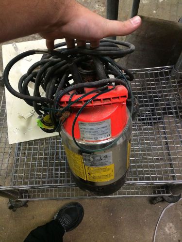 115 volt submersible Flygt ready 4 pump 2004.211.0002 0580300