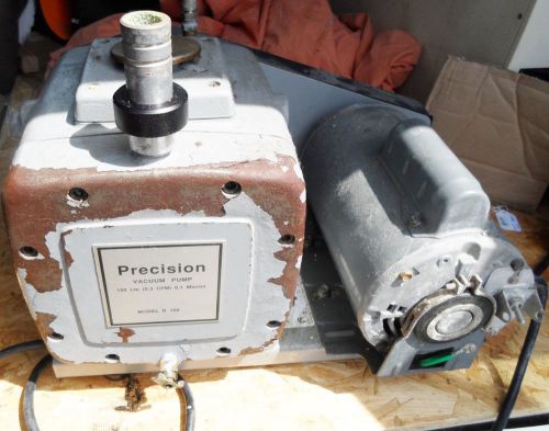 PRECISION D150 VACUUM PUMP &amp; 3/4HP MOTOR