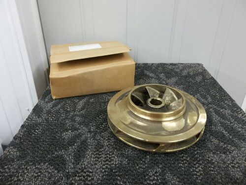 CARVER BRASS BRONZE PUMP IMPELLER 9&#034; MILITARY SURPLUS MARINE WATER 002-5010E NEW