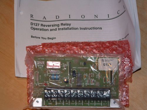 RADIONICS BOSCH D127 REVERSING RELAY MODULE,NIB