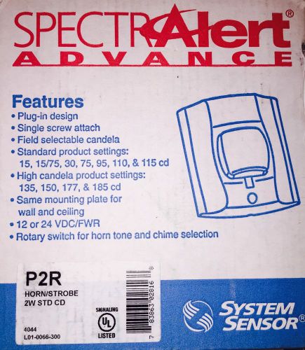 System Sensor Horn/strobe P2R 2W Std Cd .