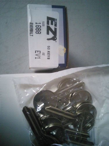 2 (two) 1688 Key blank Everbilt key EV1 key blank