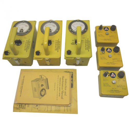 Victoreen CD V-777 Radiation Detection Set w/ Chargers CDV CDV777 w/o Dosimeters