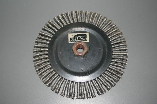 7&#034; X 5/8-11 S.S. WELDCAT STRINGER BEAD BRUSH