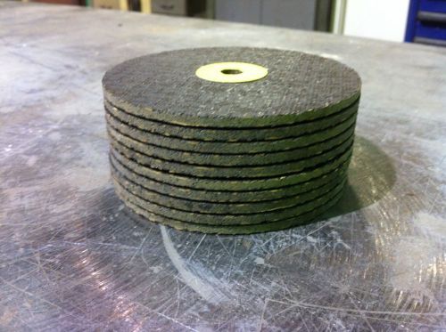 Norton Cut Off Grinding Wheels. 4&#034; X 1/8&#034; X 3/8&#034;. 15,280 RPM. Pack Of Ten