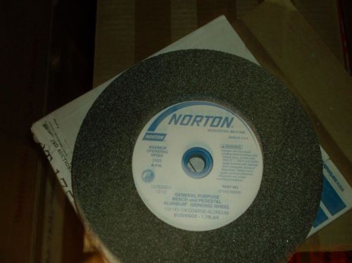 NORTON 88295 GRINDING WHEEL 10&#034; X 1&#034; X 1 1/4&#034; 36G  FREE SHIPPING