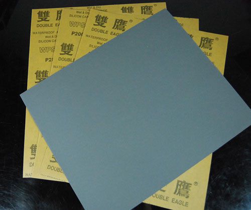 5 sheets sandpaper sand paper 2000 grit 9&#034;x11&#034; wet/dry for sale