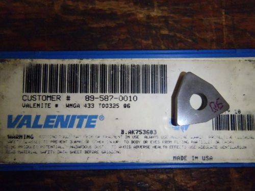 Valenite WMGA 433 T00325 Ceramic Insert