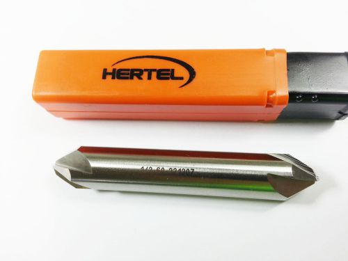 Hertel - 1/2&#034; X 3&#034; OAL 60 DEG  HSS 4 FLUTE  DE COUNTERSINK (L203)