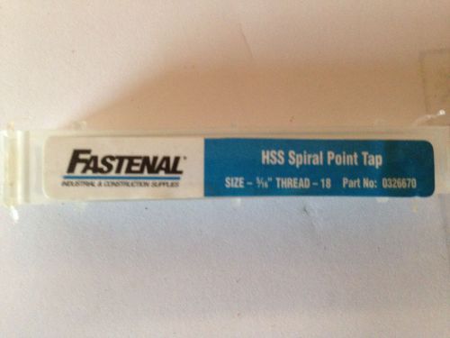 5/16&#034; Thread - 18 HSS Spiral Point Tap - Part No:0326670