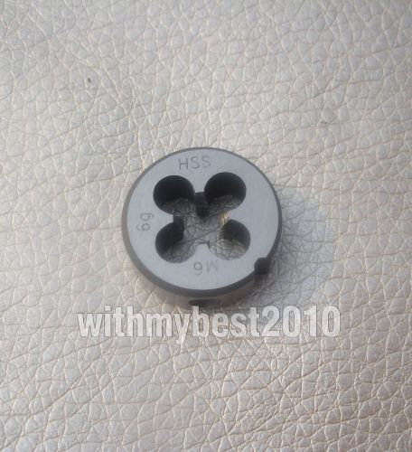 Lot 1pcs HSS Round Die M6x1.0mm