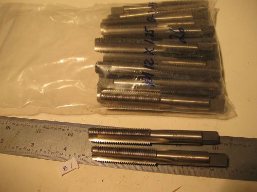 26 pc m12 x 1.25 taps d-7 3fl plug dura new (81) for sale