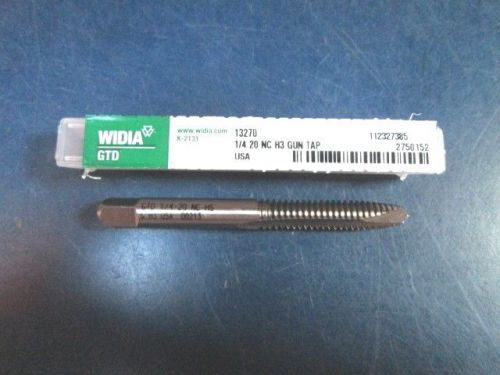 Greenfield widia gtd 13270 1/4-20 h3 2 flute spiral point plug tap new for sale