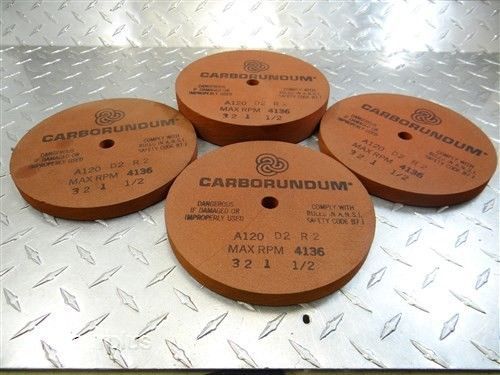 NEW!!! LOT OF 5 CARBORUNDUM GRINDING WHEELS 6&#034;