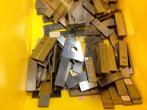 Webber, Mitutoyo, other Metric Gage block lot of Metric Gage blocks.