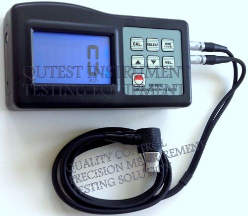 Digital thickness gauge meter steel glass iron aluminum pvc zinc w/ rs232c intf. for sale