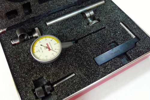 Starrett no. 708a .0001&#034; dial test indicator gage in box w accessories snugs  *x for sale