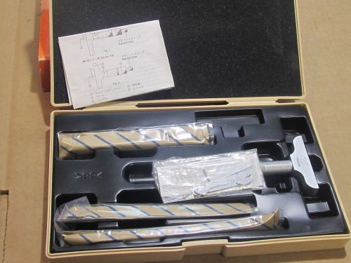 MITUTOYO 0-4 Inch DEPTH MICROMETER NO 129-127 w/ CASE