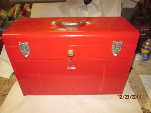 MACHINIST MILL LATHE TOOL NICE  Machinist  Tool Box  with Keys