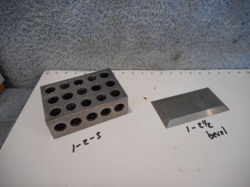 Machinists 12/1BB BUY NOW  Nice 1-2-3  Block PLUS Bevel block