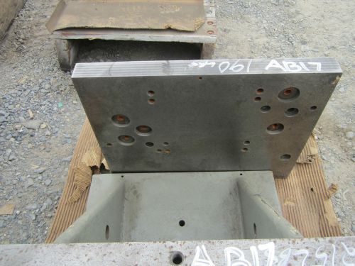 (ab17) 17&#034; x 14&#034; x 1.5&#034; face drilling/machining angle block/plate 12&#034; x 17&#034; base for sale