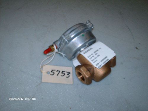 Siemens Control Valve #25602008 Model #010116 1/2&#034; NPT N/C CV 2.5 250 MWP (NEW)