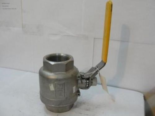 24638 Old-Stock, FNW VALVE 1000 WOG Ball Valve 2-1/2&#034;, Stainless